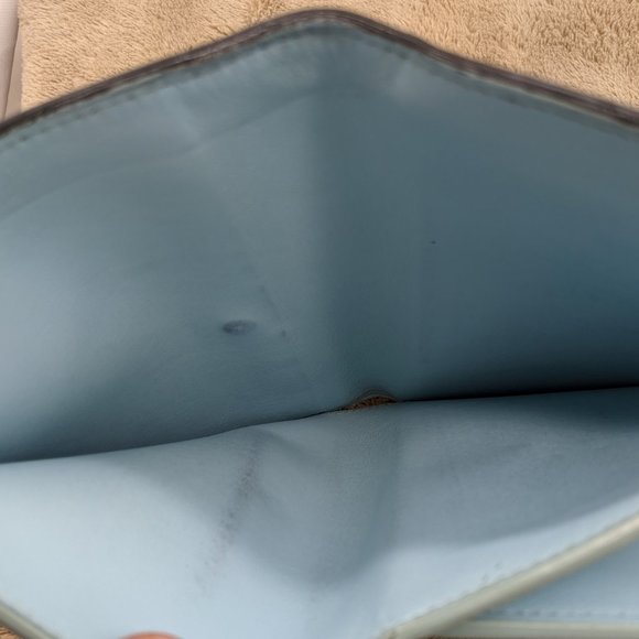 CELINE Leather Frame Bi-Color Wallet - Picture 8 of 14